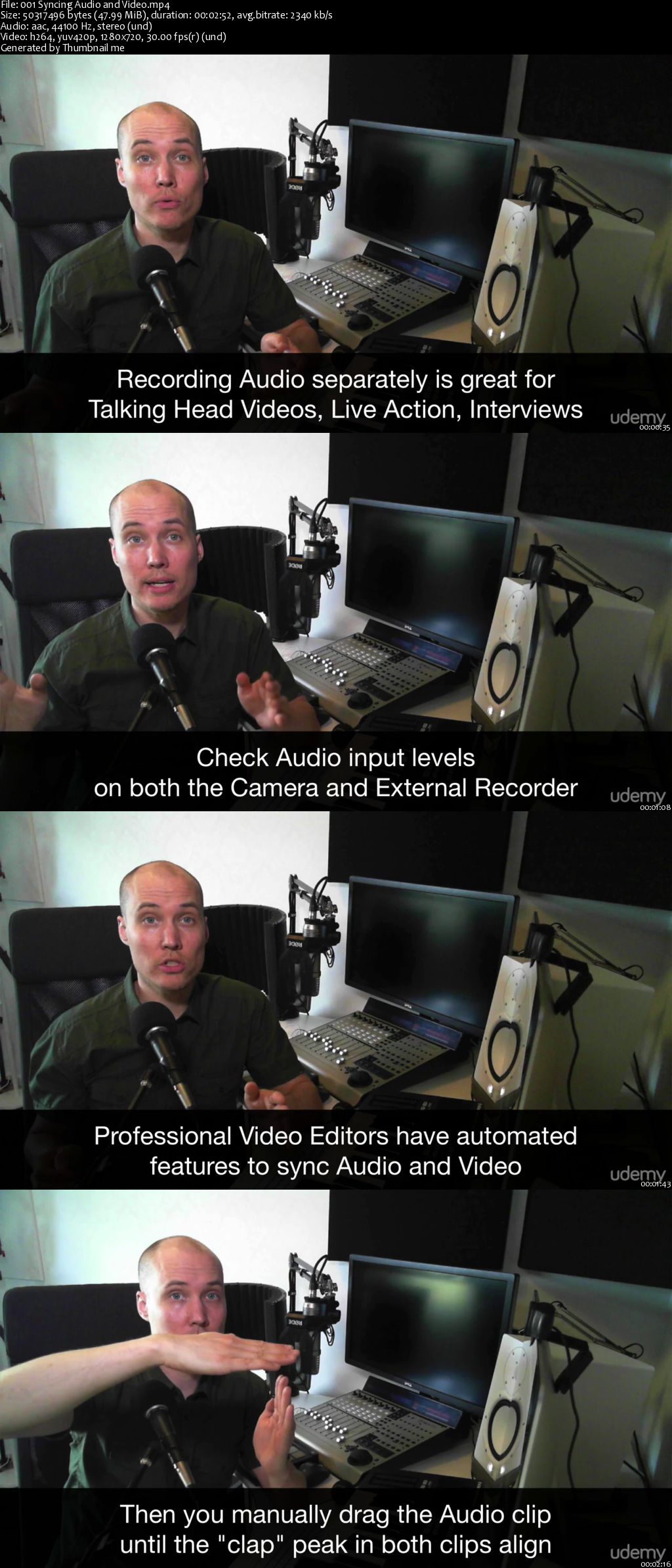 Audio for Video: Learn how to Record Professional Audio