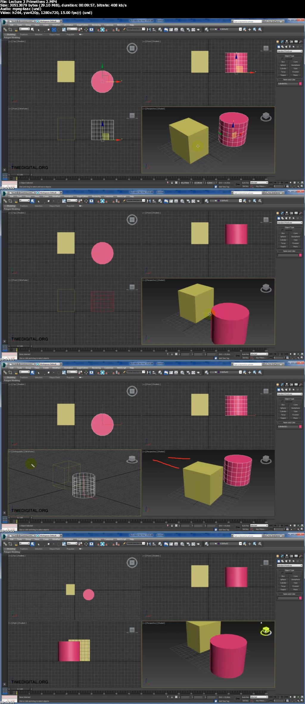 Basic skills in 3ds max