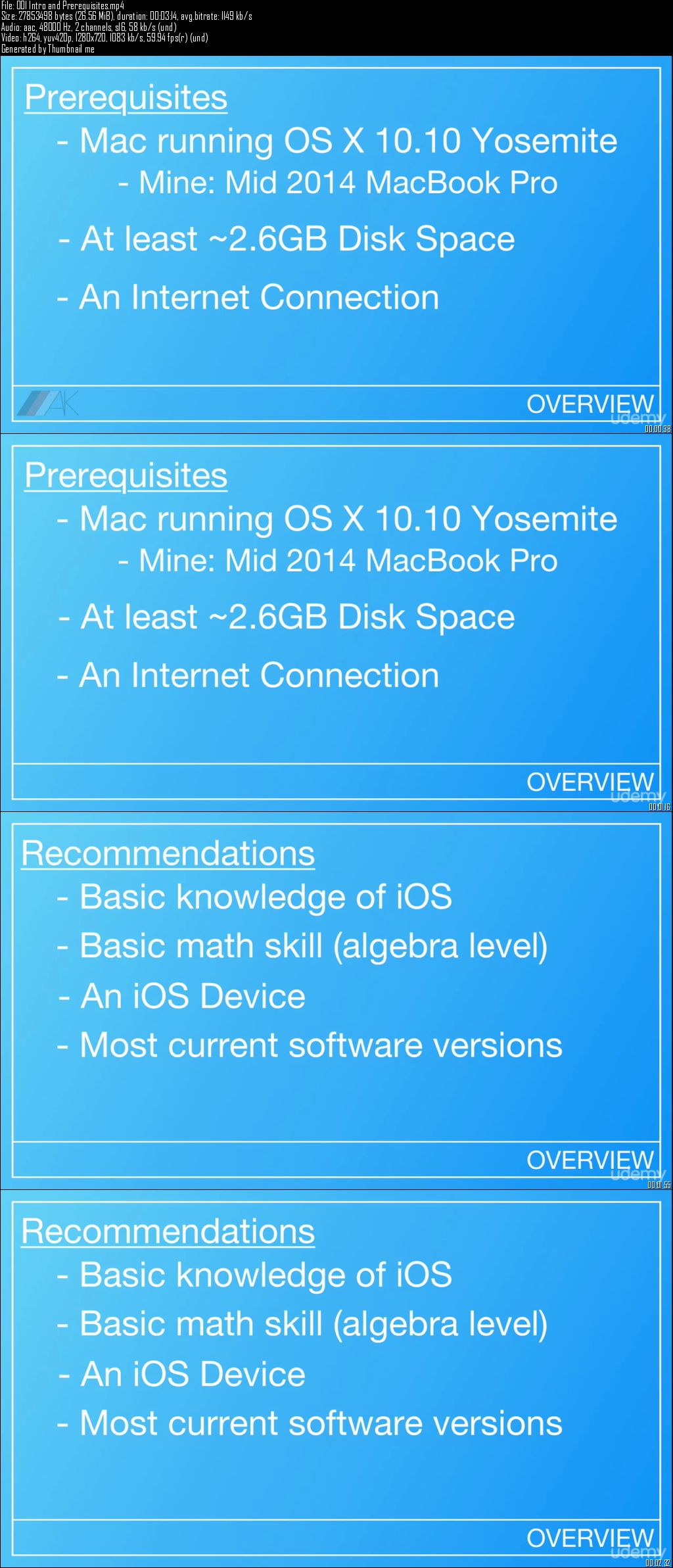 Udemy – How To Develop iOS Apps Course: No Experience to App Store