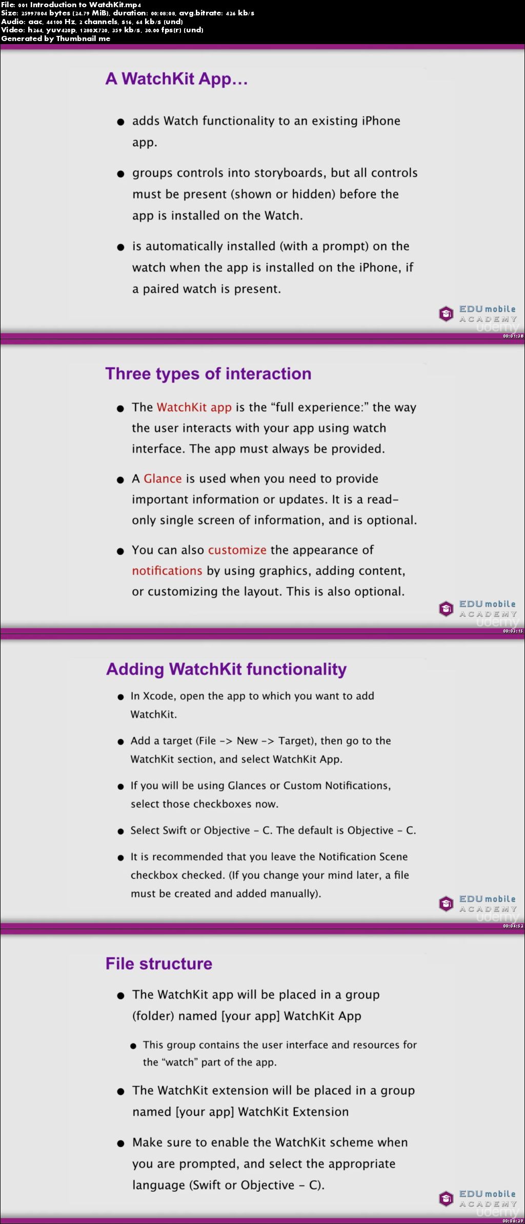 Apple WatchKit - Essential Training