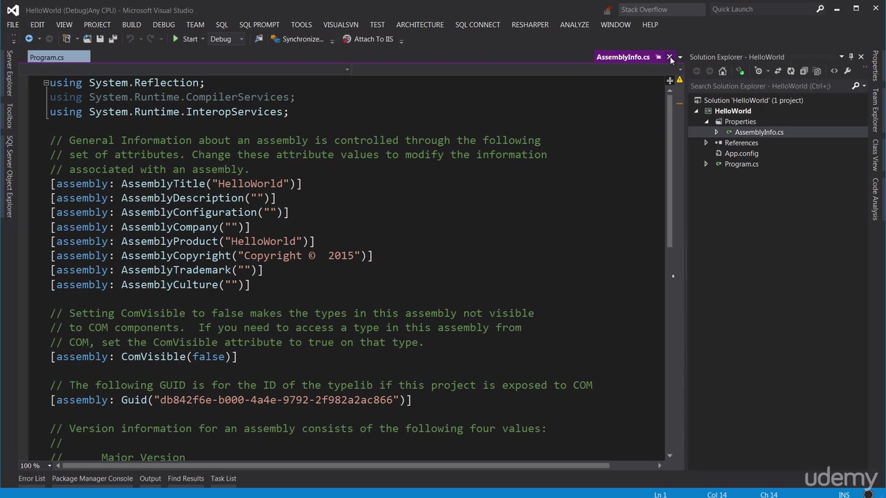 Udemy: C# Basics for Beginners: Learn C# Fundamentals by Coding