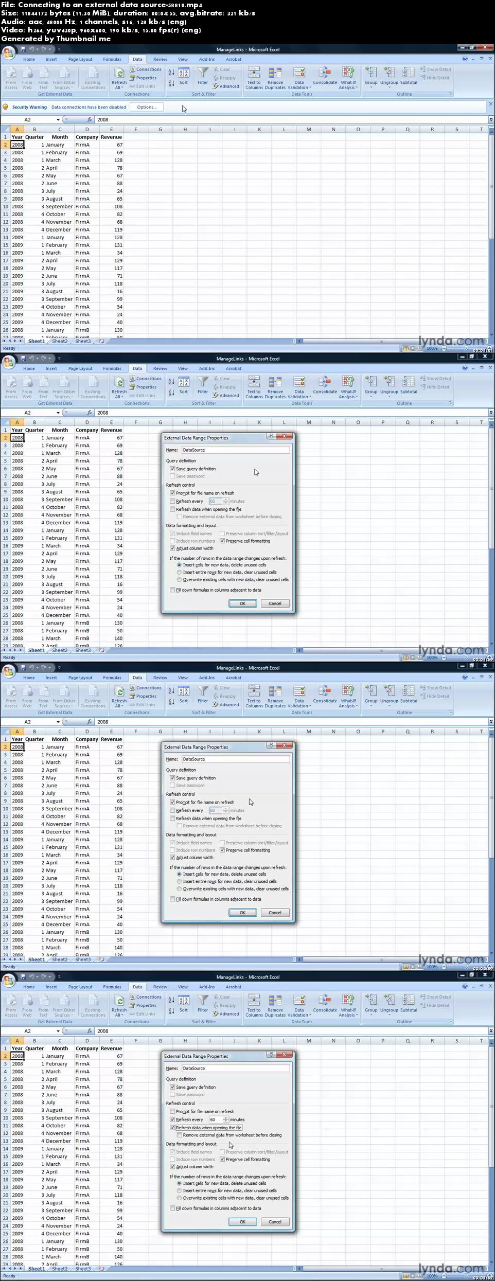 Lynda - Excel 2007: Introduction to Formulas and Functions