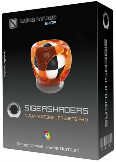 SIGERSHADERS V-Ray Material Presets Pro 2.5.16 For 3ds Max 2010 2013