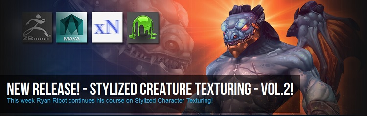 3DMotive – Stylized Creature Texturing Volume 2