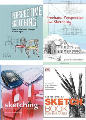 Sketching – Freehand and Digital Drawing Techniques for Artists & Designers Books Collection-P2P