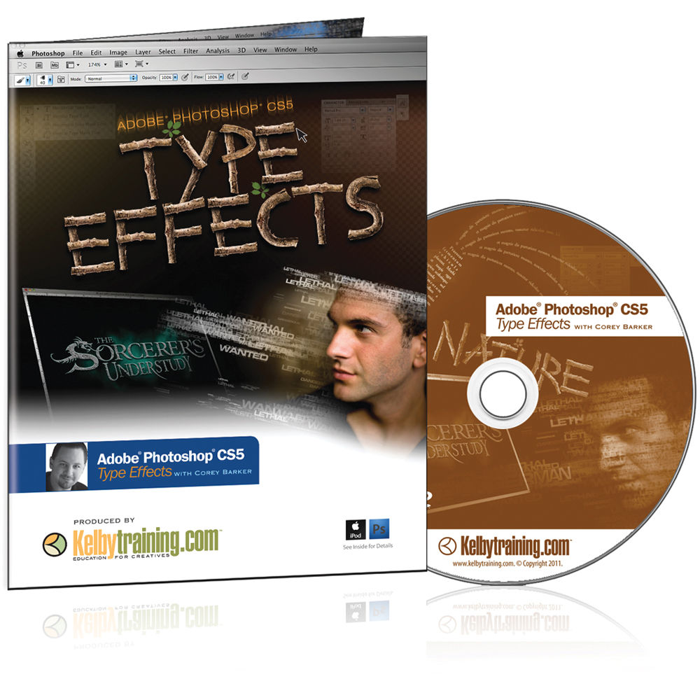 KelbyOne – Photoshop Type Effects by Corey Barker