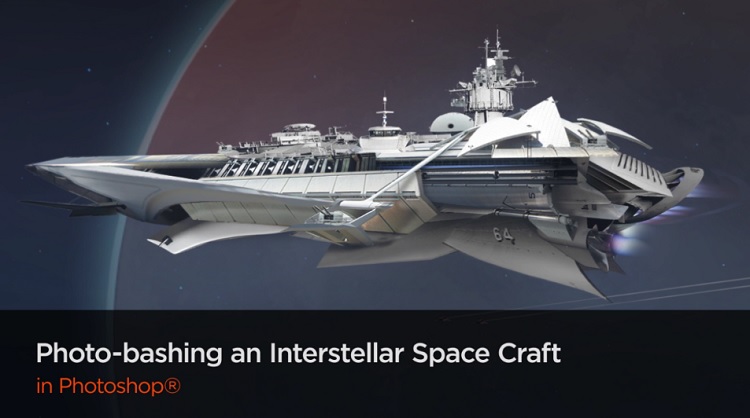 Dixxl Tuxxs – Photo-bashing an Interstellar Space Craft in Photoshop